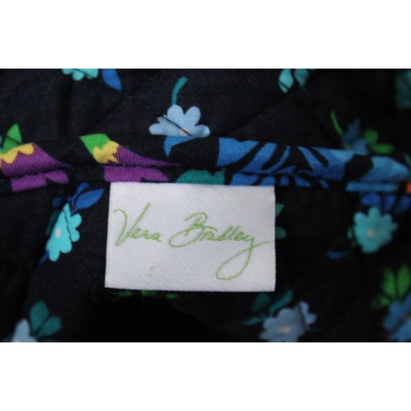 Vera Bradly Set Weekender Floral Travel Cargo Duffle Bag Midnight Blues H14591 - Picture 9 of 16